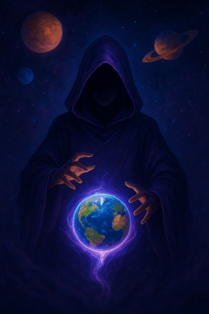 Magia no plano espiritual, energético e físico em prática ritual